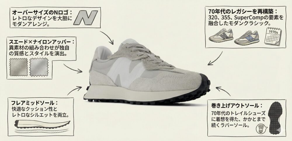 ニューバランス327はダサい？履き心地・サイズ感レビュー【スニブロ】