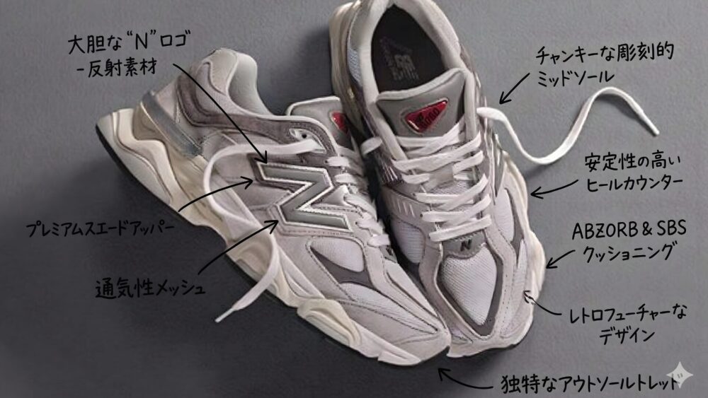ニューバランス9060はダサい?サイズ感と沼る履き心地をレビュー